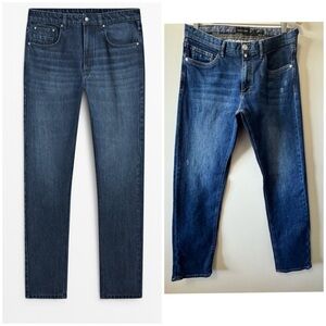 Massimo Dutti Blue Straight Leg Jeans size 32